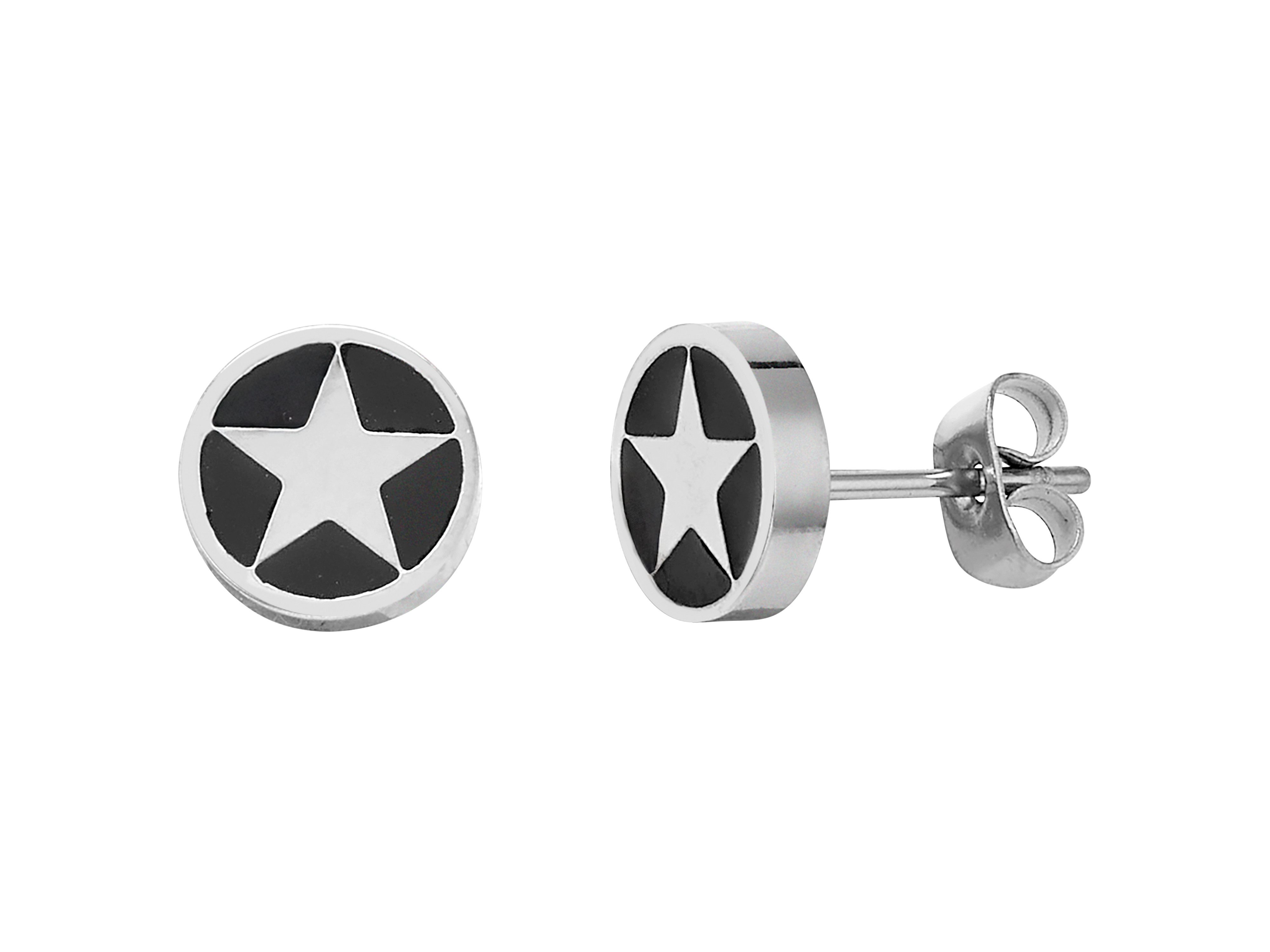 Paar Ohrstecker Schmuck Geschenk Edelstahl Ohrschmuck Ohrringe Stern