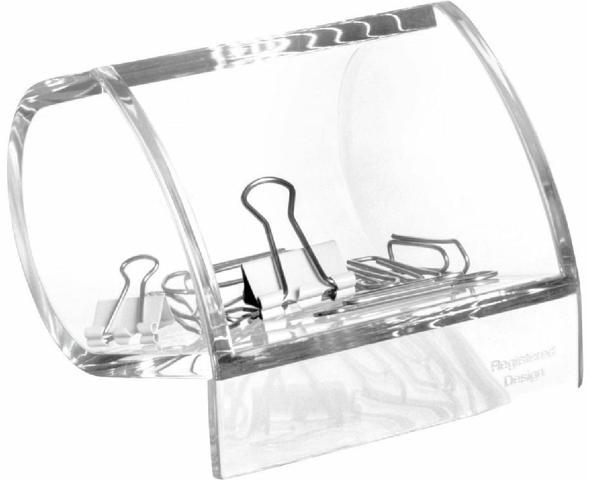 MAUL Büroklammer Klammernspender Acryl glasklar