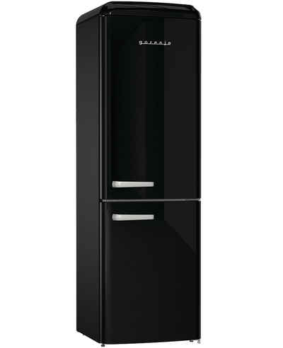 GORENJE Kühlschrank ONRK619EBK, 194 cm hoch, 60 cm breit, LED Display, NoFrostPlus, FastFreeze, IonAir und MultiFlow 360°