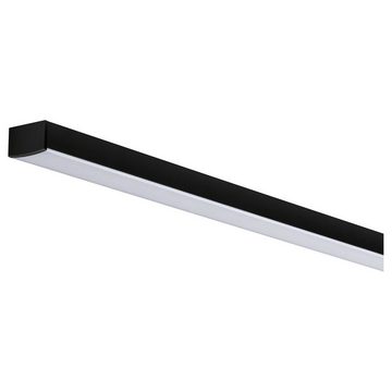 Paulmann LED-Stripe-Profil Square Profil in Schwarz und Weiß-transparent 1000m, 1-flammig, LED Streifen Profilelemente