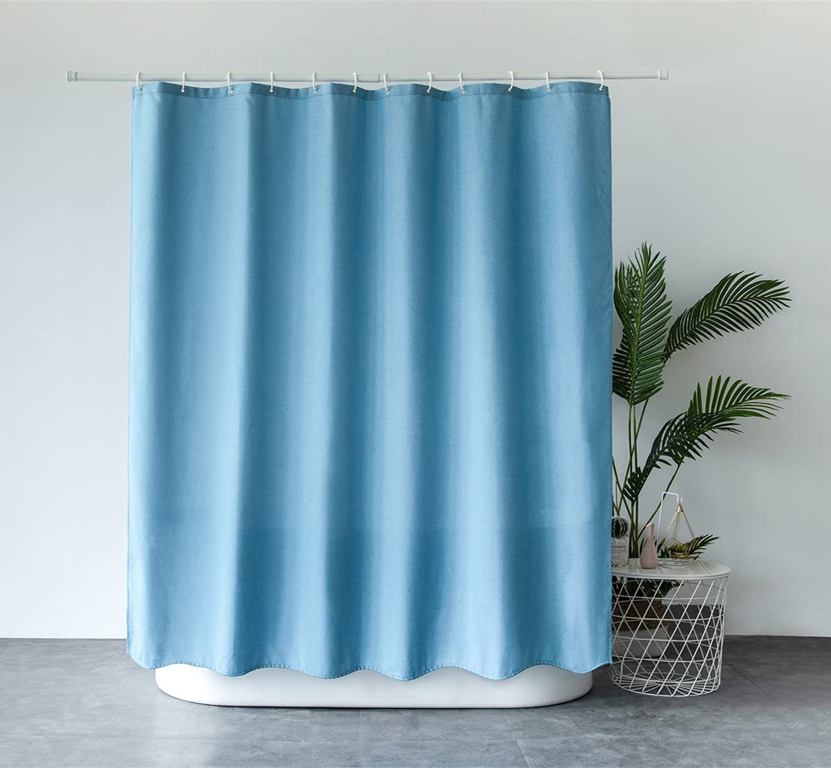 M&W DAS DESIGN Duschvorhang 180x200 Shower curtains Anti schimmel Waschbar Mit gewicht Schwer
