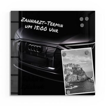 DEQORI Magnettafel 'Audi Frontalaufnahme', Whiteboard Pinnwand beschreibbar