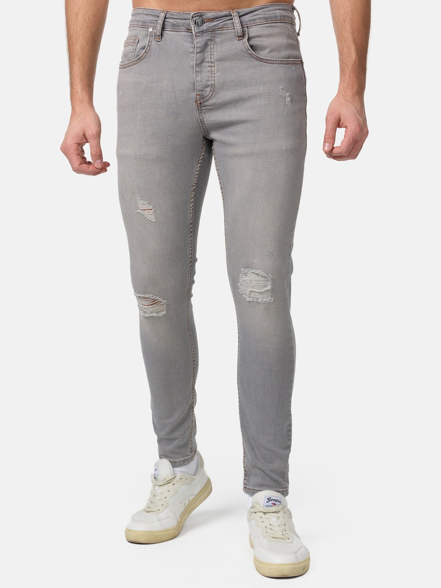 Tazzio Skinny-fit-Jeans 17514 im Destroyed-Look