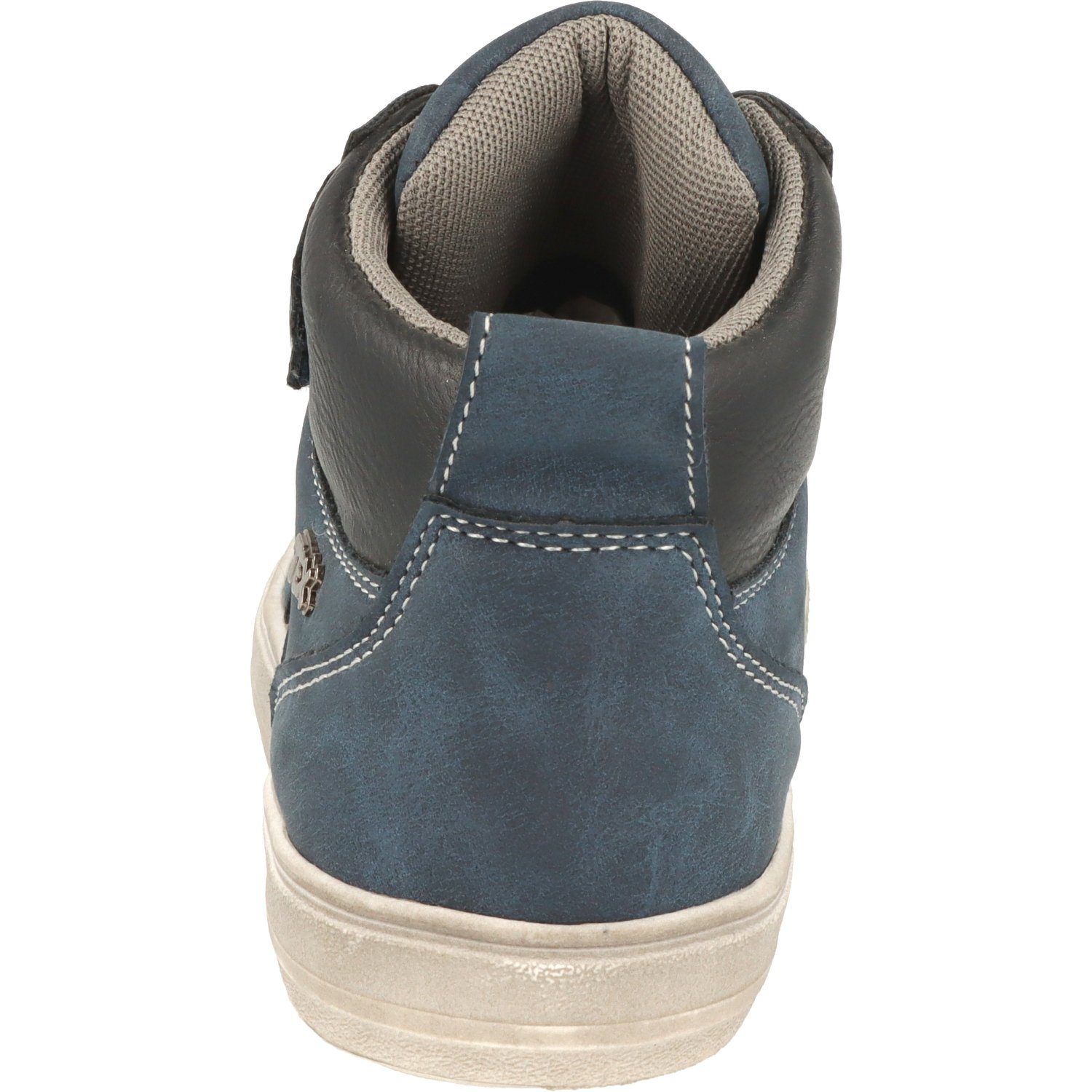 Schuhe Sneaker Jungen Hi-Top Navy Wasserabweisend Schnürschuhe 451-074 Indigo