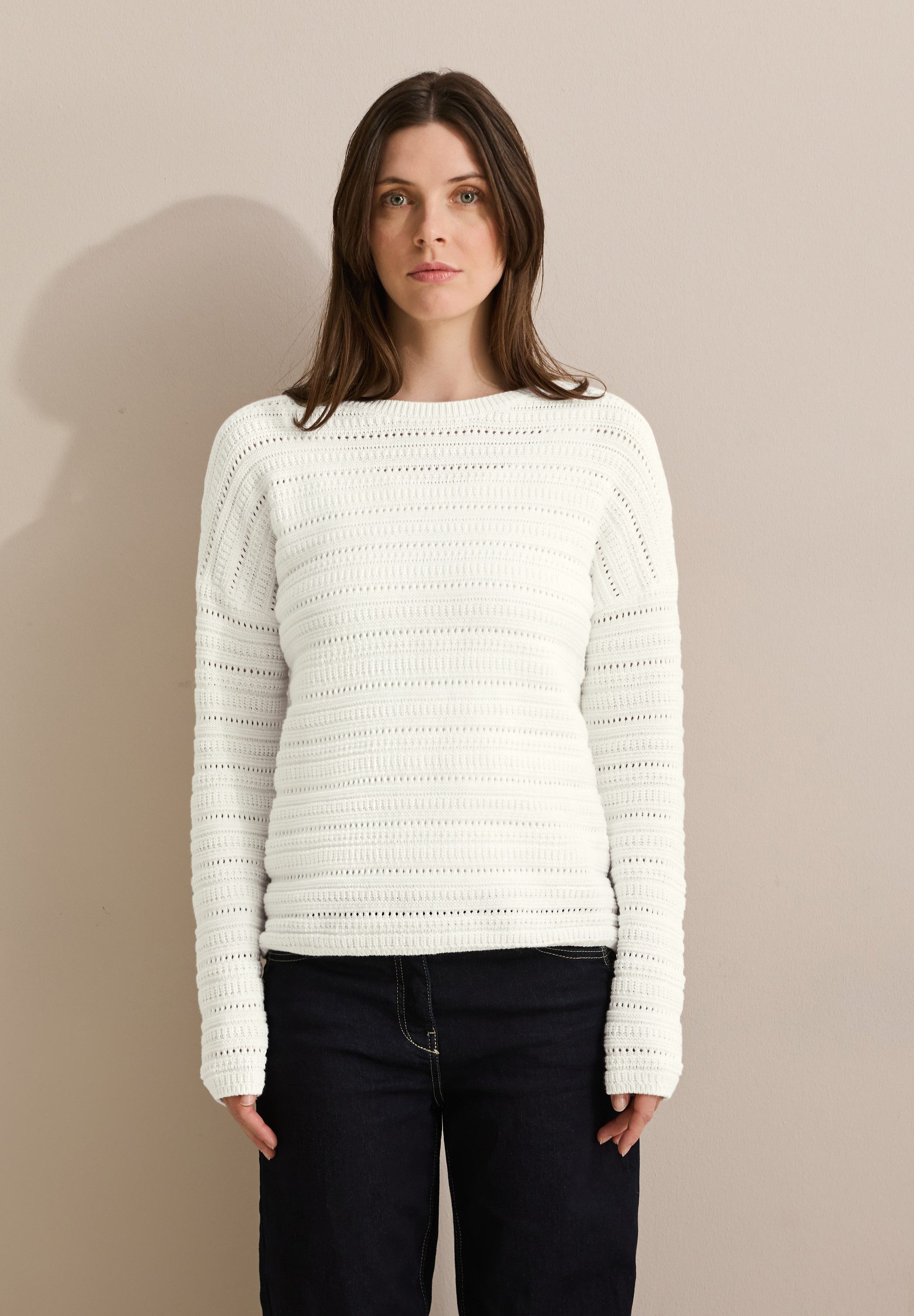 CECIL Strickpullover im soften Baumwoll-Mix