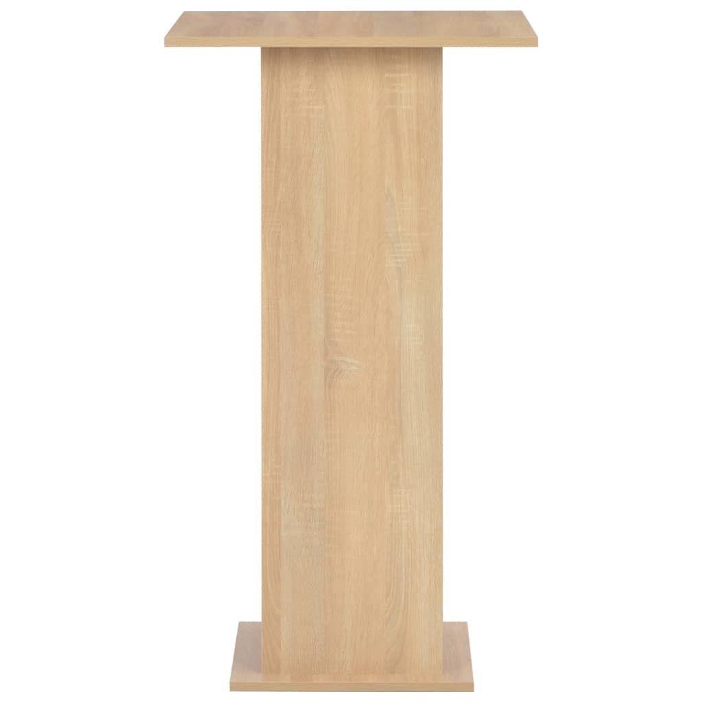 vidaXL Esstisch Bartisch Eichenbraun 60x60x110 cm (1-St)
