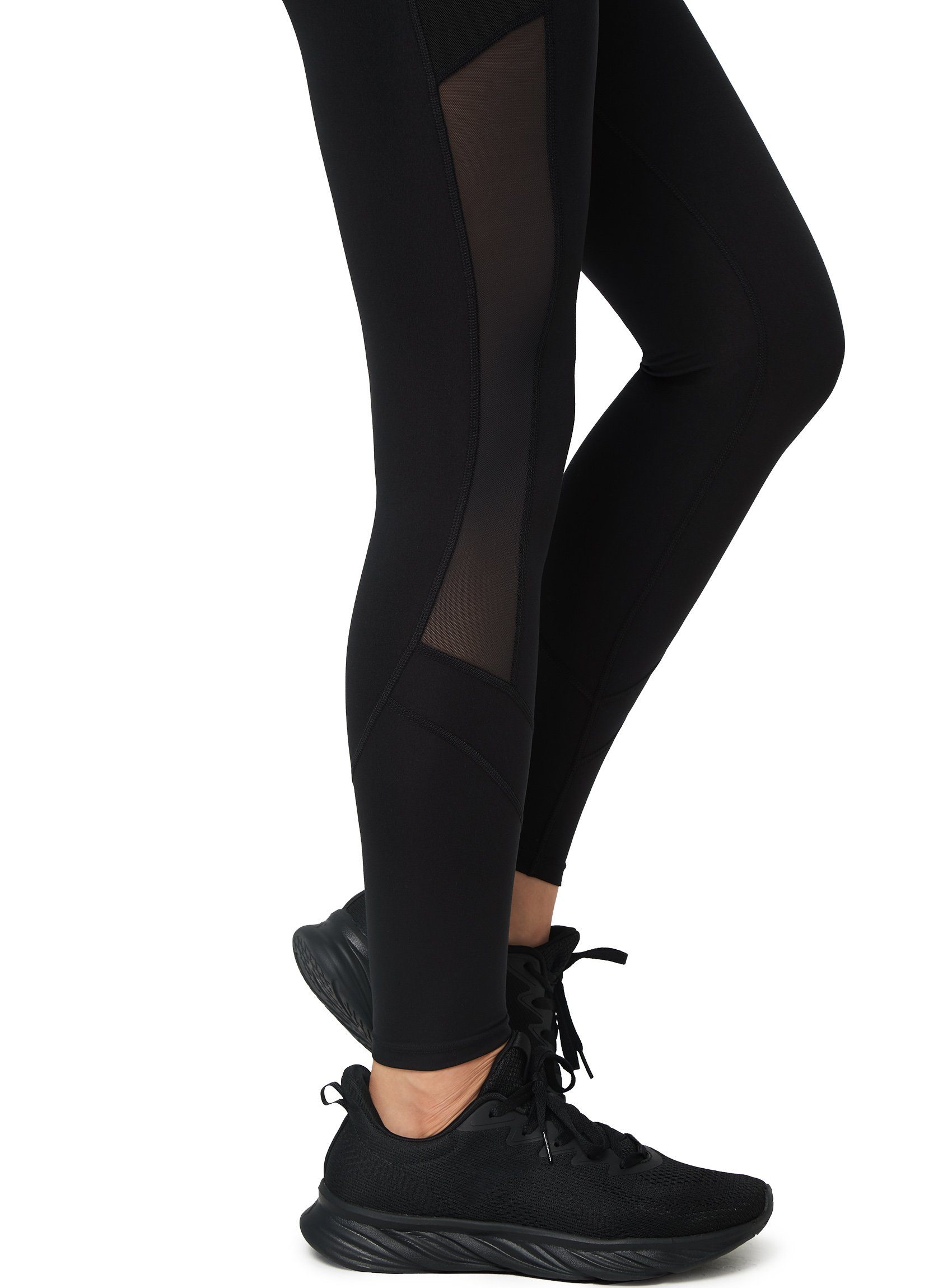 Leggings Yvette E110353A21 mit Leggings wiast, Sport Taschen, Schwarz Damen hight