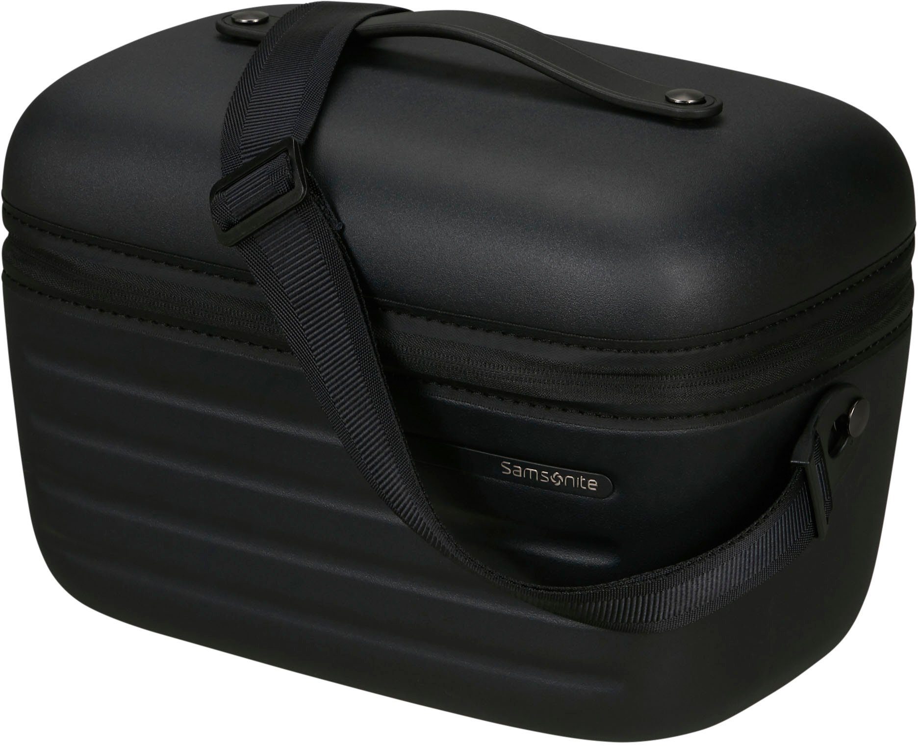 Samsonite Beautycase STACKD Beauty Case, black, 25 cm, Beauty-Bag Beautybox Schminketui Kosmetikbox