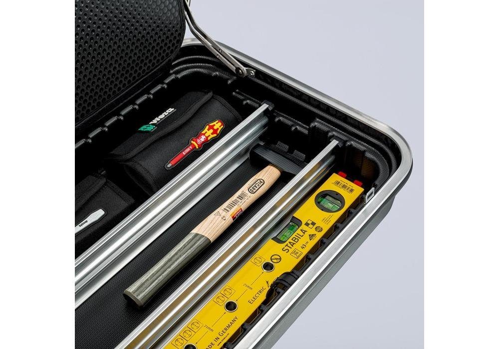 Knipex Werkzeugkoffer Werkzeugsortiment BIG Twin Elektro 63-teilig im  Hartschalenkoffer für Elektriker