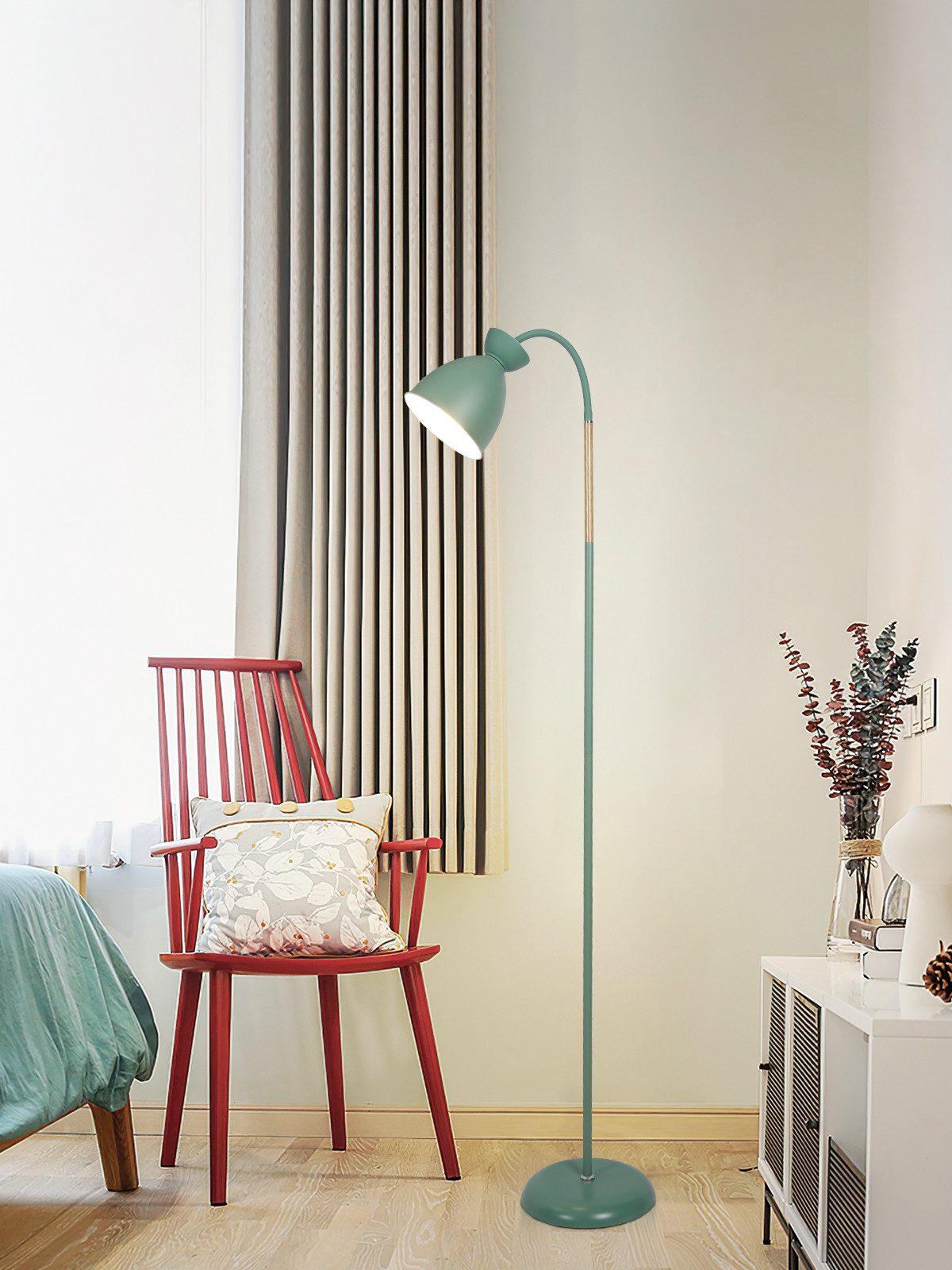 ANTEN LED Stehlampe Wohnzimmer Stehleuchte, 360° günstig online kaufen