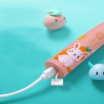 GelldG Elektrische Kinderzahnbürste Kinder elektrische Zahnbürste Kinderzahnbürsten Elektrisch