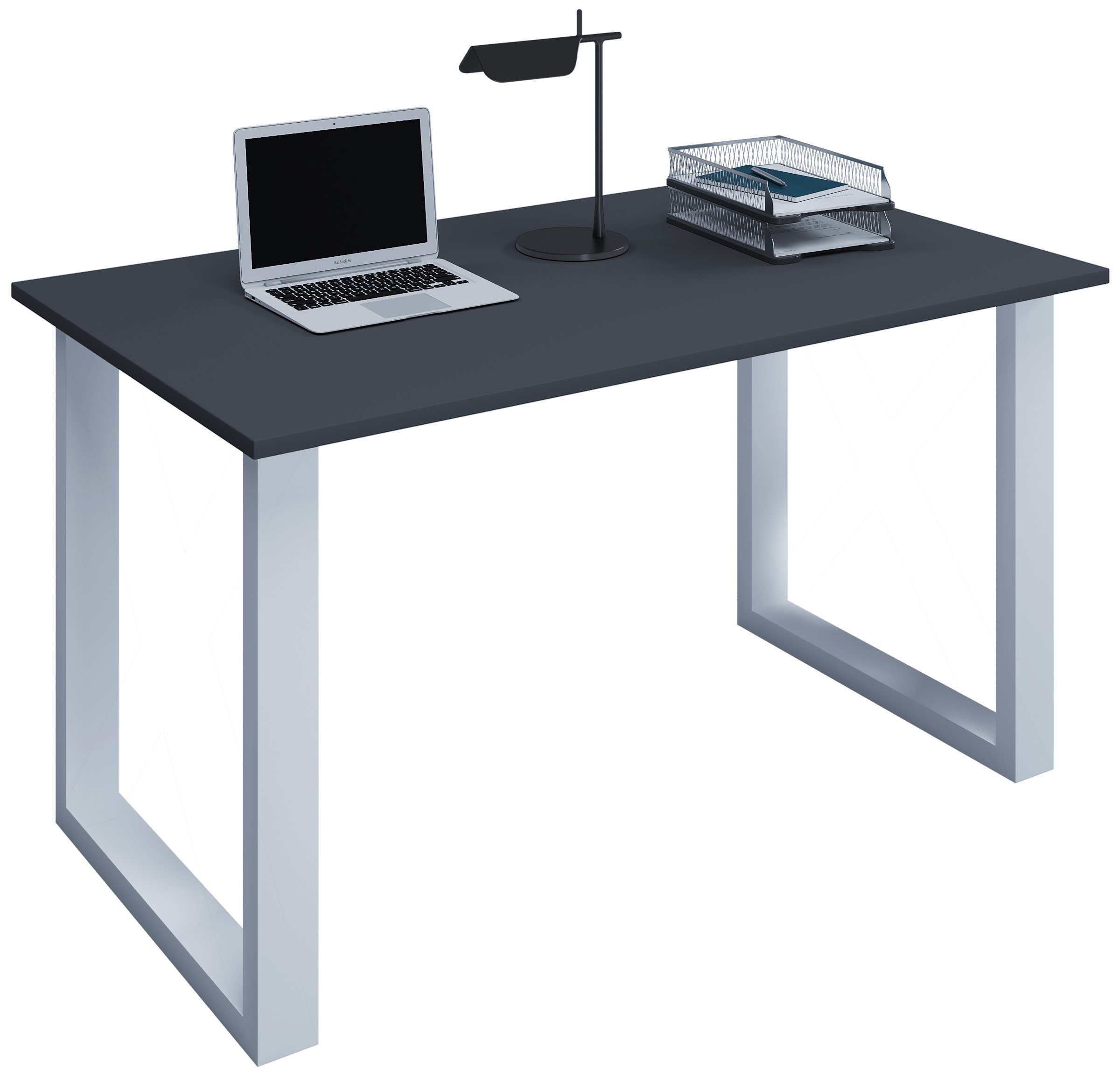 VCM Schreibtisch Schreibtisch Bürotisch Computertisch 110x50 Lona U, Pflegeleicht