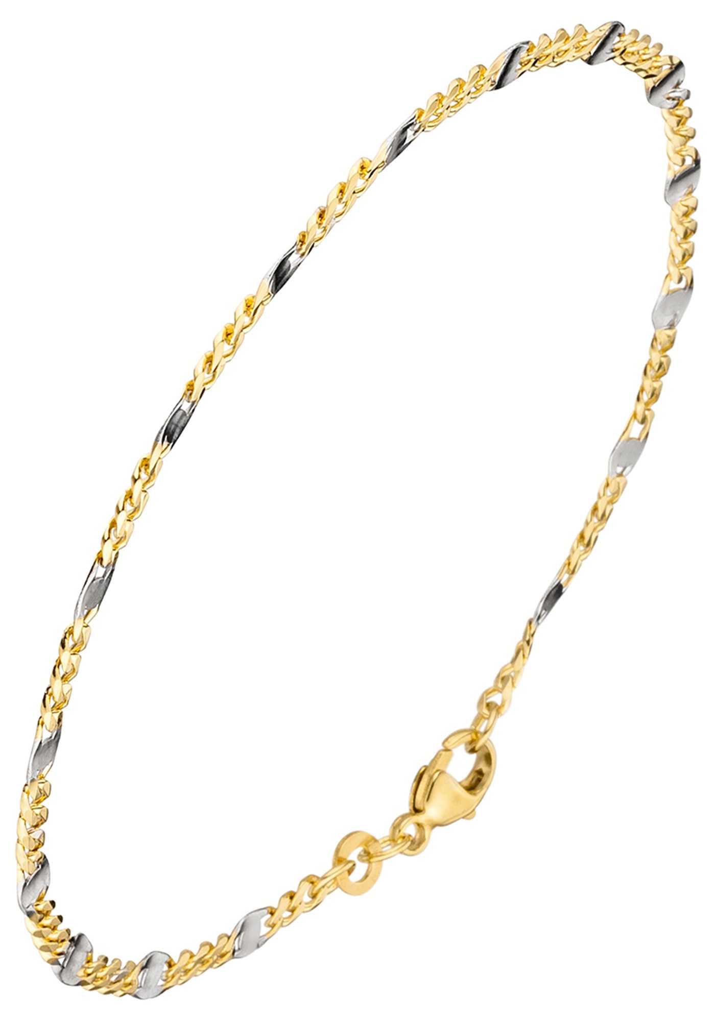 JOBO Goldarmband, Steg-Panzerarmband 333 Gold massiv 19 cm günstig online kaufen