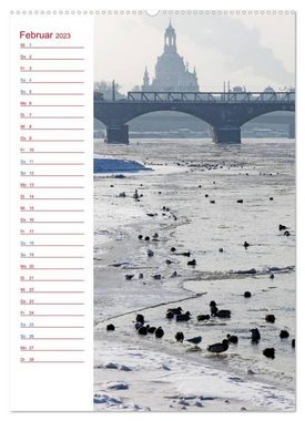 CALVENDO Wandkalender Frauenkirche Dresden (Premium, hochwertiger DIN A2 Wandkalender 2023, Kunstdruck in Hochglanz)