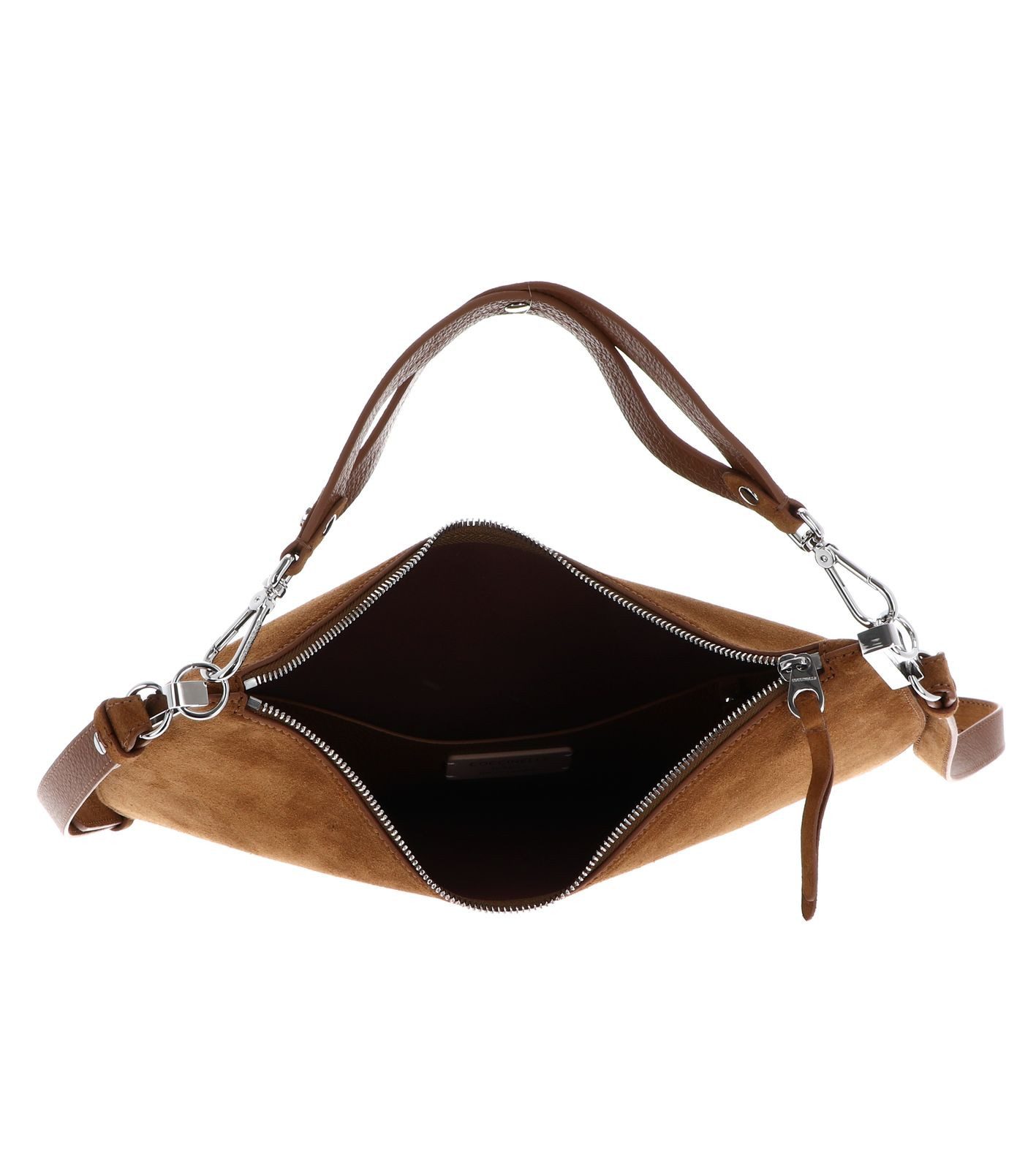 COCCINELLE Schultertasche Handbag Suede Leather, aus echtem Rindsleder