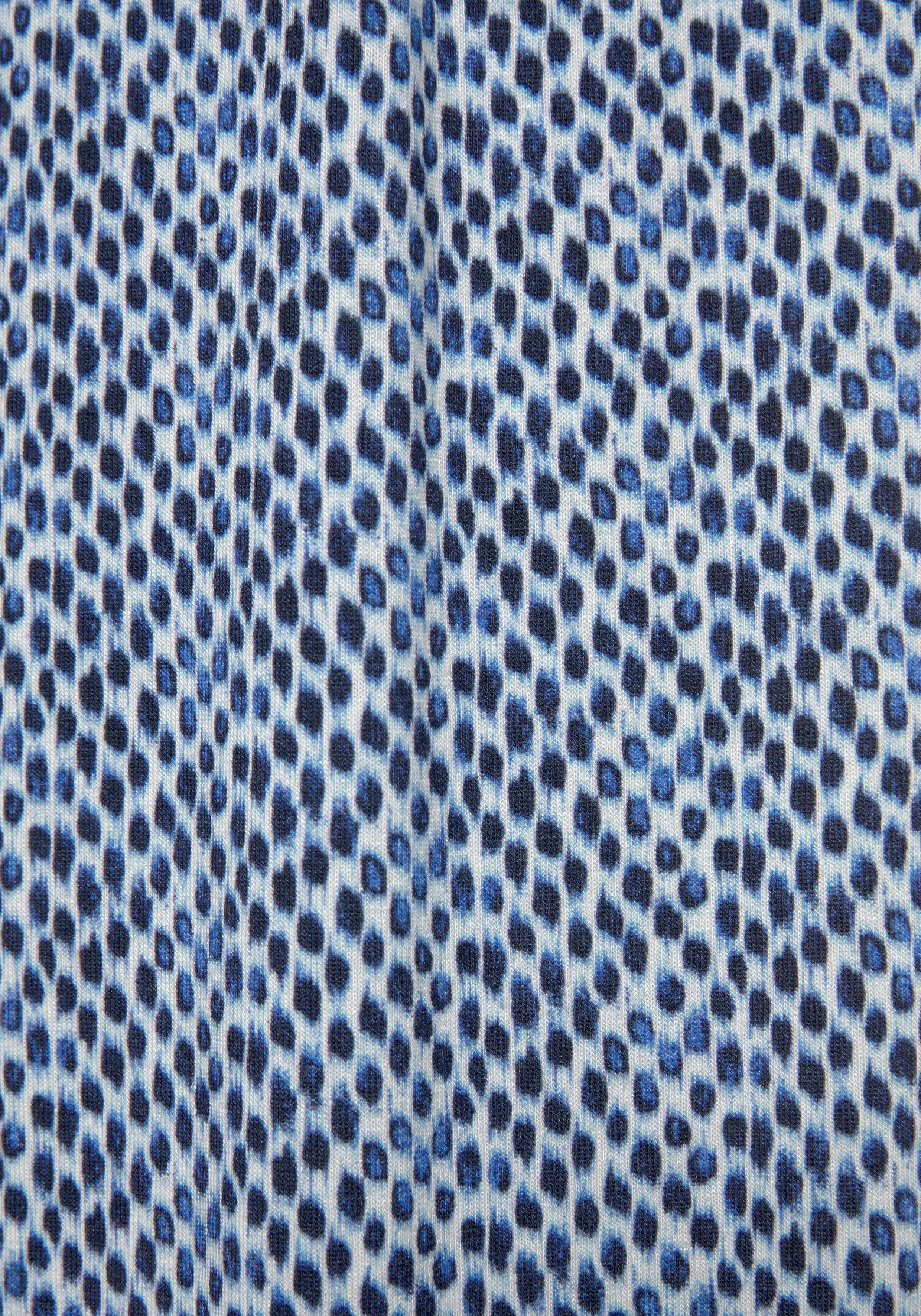 LASCANA Culotte mit luftig-weitem Bein (mit Bindegürtel) leicht und elastisch, Jerseyhose, luftige Sommerhose, Schlupfhose
