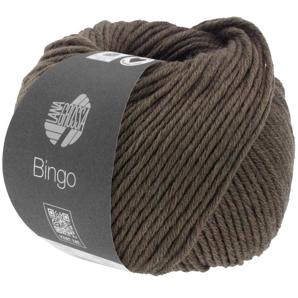 LANA GROSSA BINGO Häkelwolle, 80 m (extrafeine Merinowolle, waschmaschinenfest, für alle Strickprojekte), 50 g
