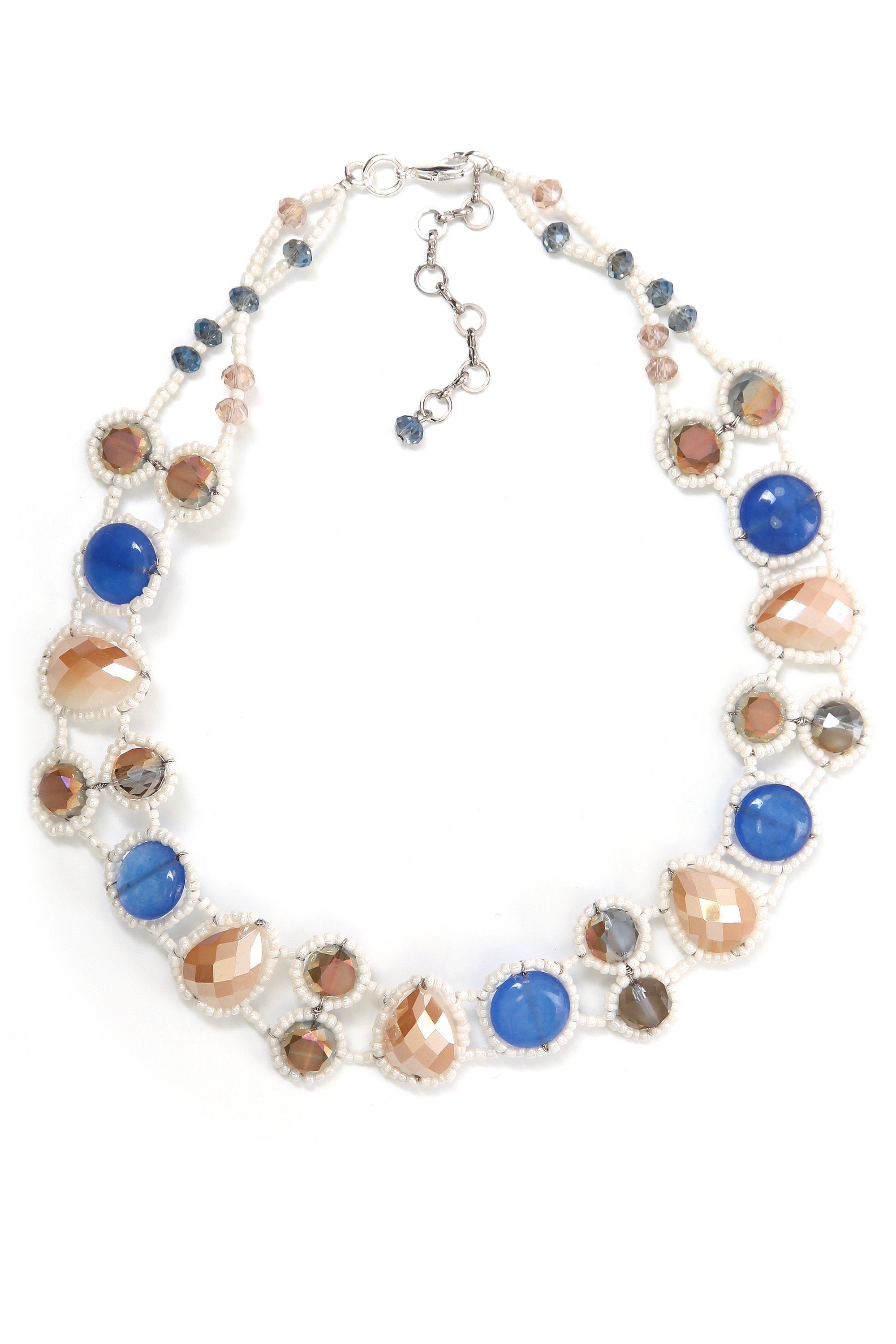 COLLEZIONE ALESSANDRO Kette mit Anhänger Elise, mit geschliffenen Glasperlen