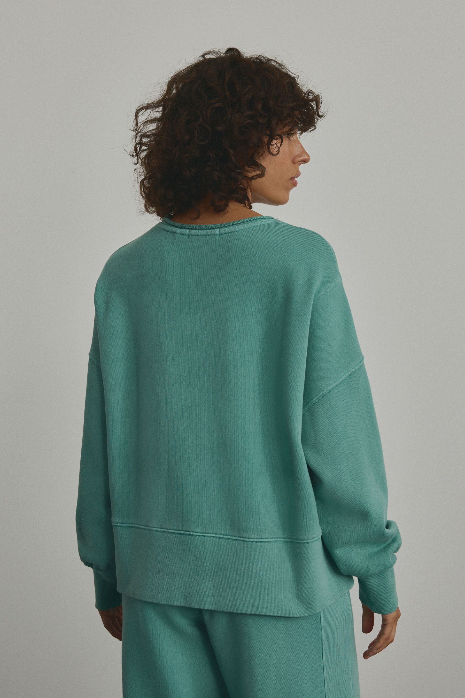 Next Sweater Sweatshirts mit fransigem Saum 100 % Baumwolle (1-tlg) günstig online kaufen