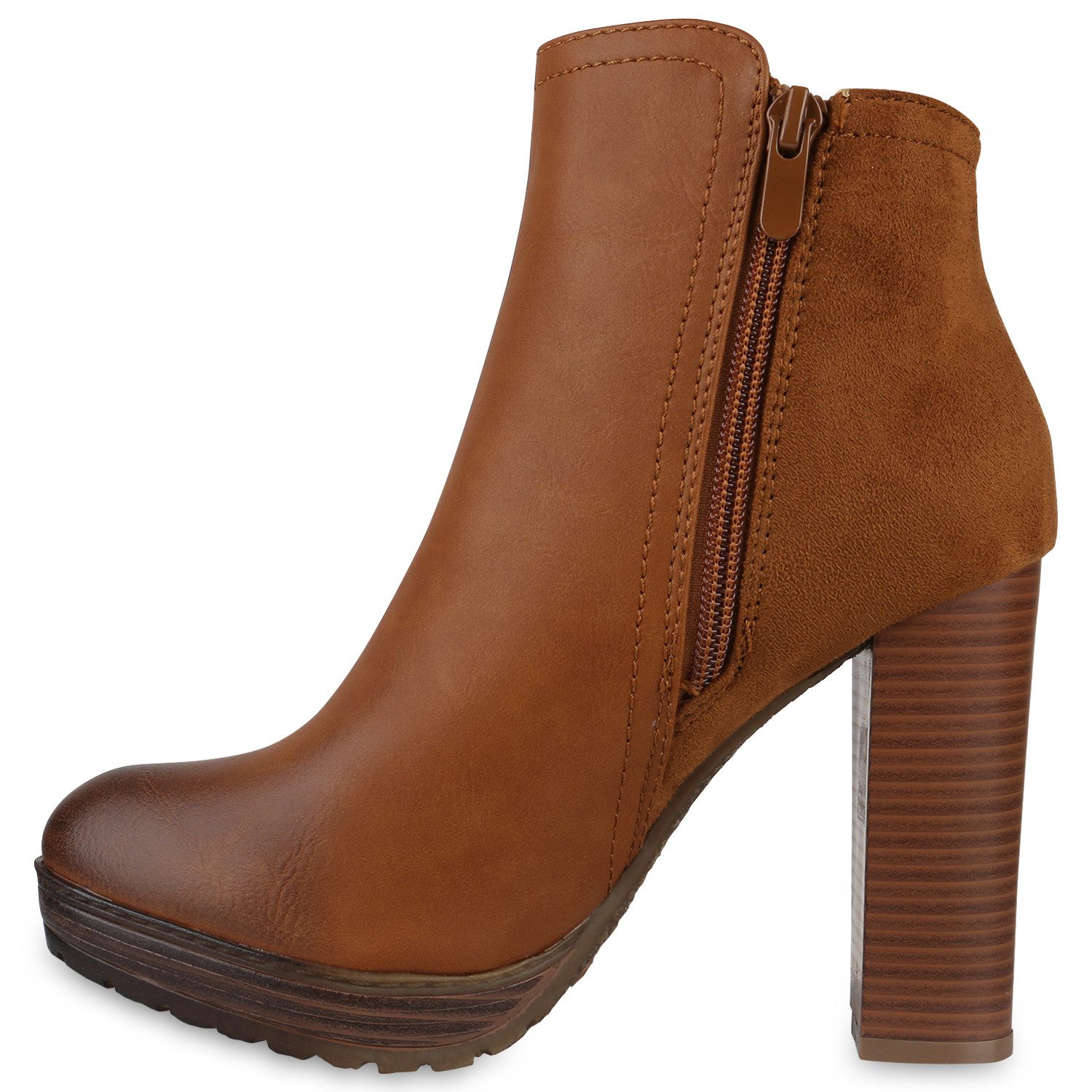 VAN HILL 818507 Plateaustiefelette mit einem günstig online kaufen