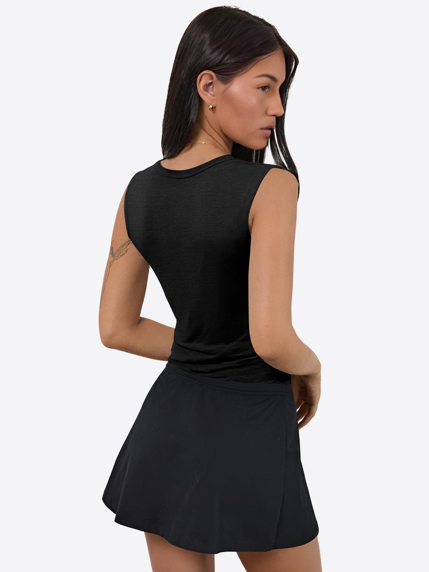 Imily Bela Tanktop Damen ärmelloses Top mit tiefem V-Ausschnitt Figurbetone günstig online kaufen
