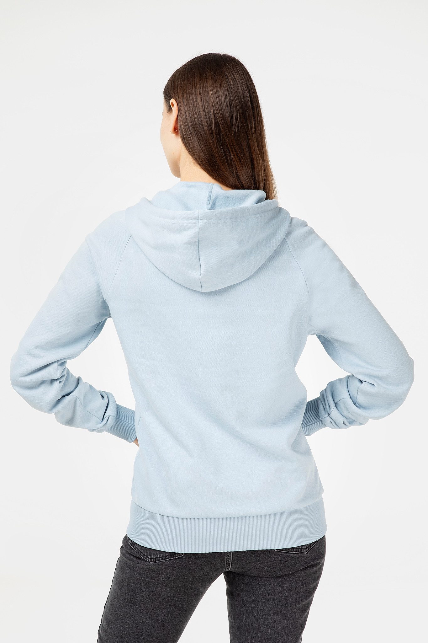 Evermind Kapuzennickijacke Unisex Kapuzenjacke aus Bio-Baumwolle – fair produziert & nachhaltig