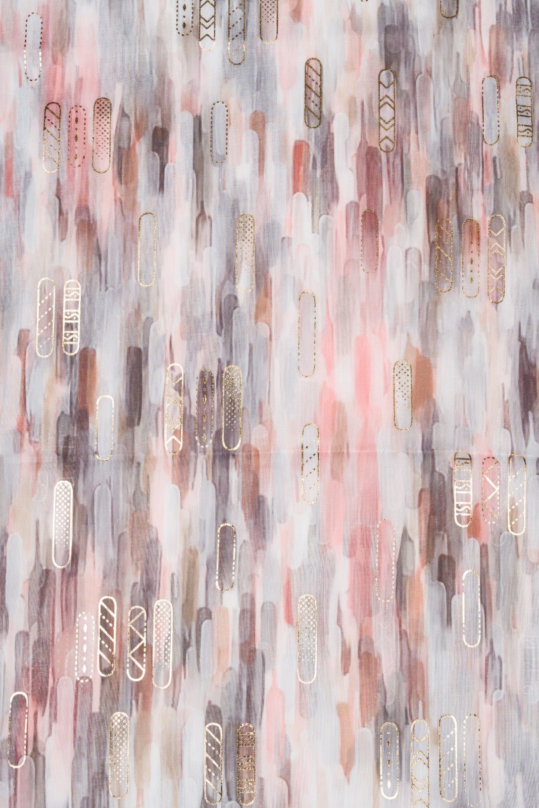 styleBREAKER Modeschal Leichter Schal mit Streifen Farbverlauf Metallic, (1 günstig online kaufen