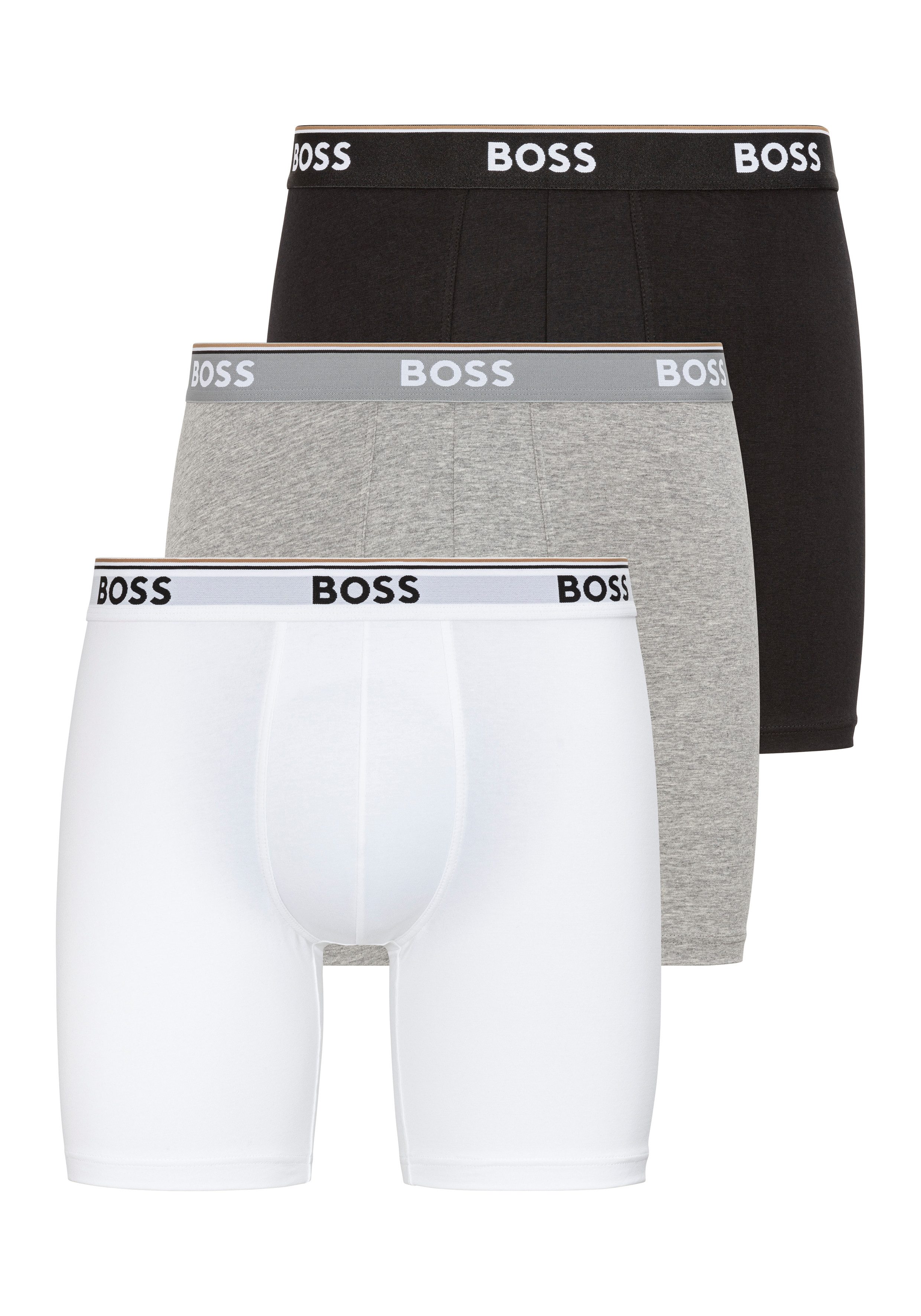 BOSS Boxershorts BoxerBrLong 3P Power günstig online kaufen