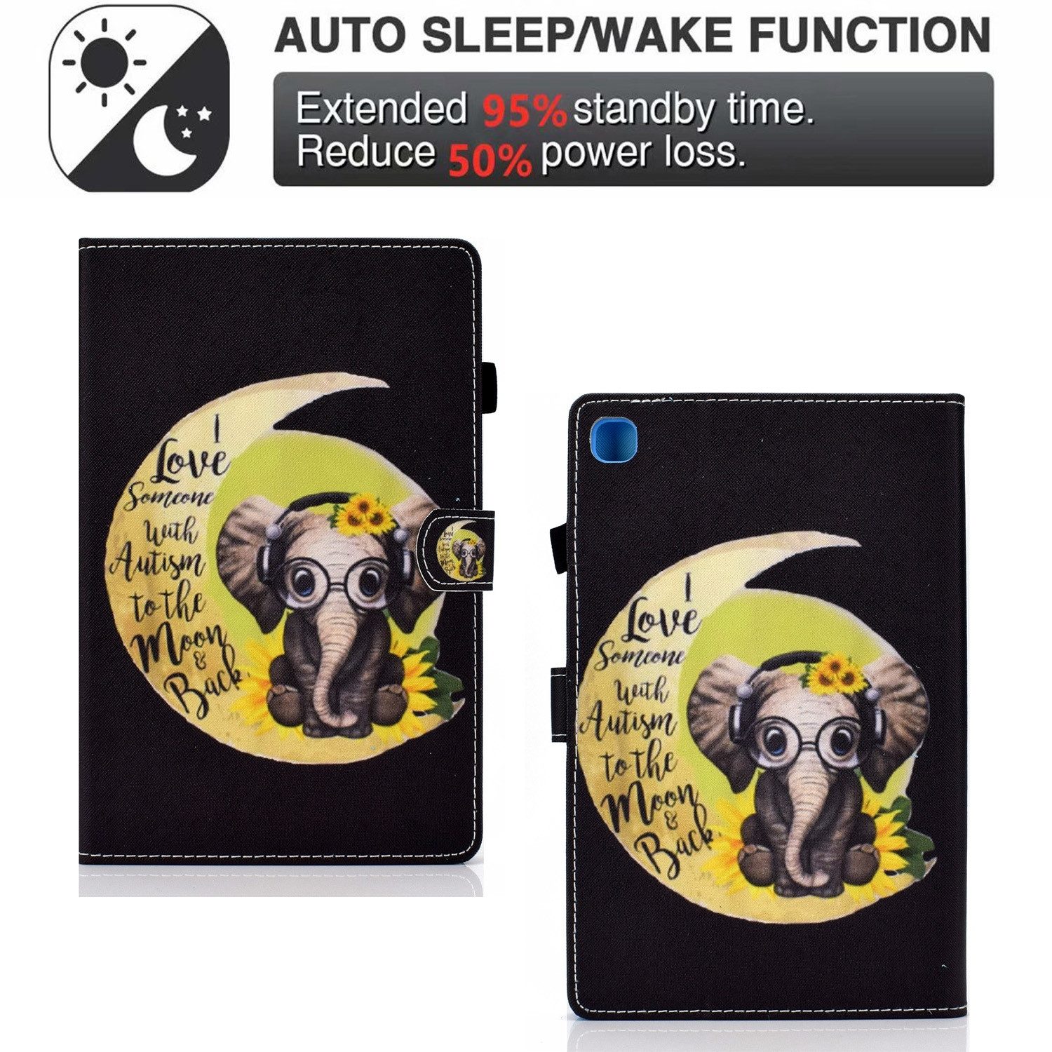 Wigento Tablet-Hülle Für Samsung Galaxy Tab S6 Lite 2020 2022 2024 Motiv 93 Tablet Tasche