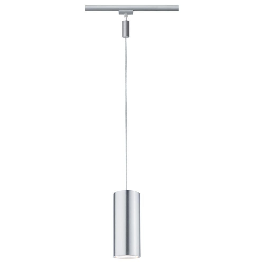 Paulmann Stromschienensystem URail, LED Pendel, 1x6W, Barrel 230V, Chrom  matt und Alu eloxiert, Schienensystem