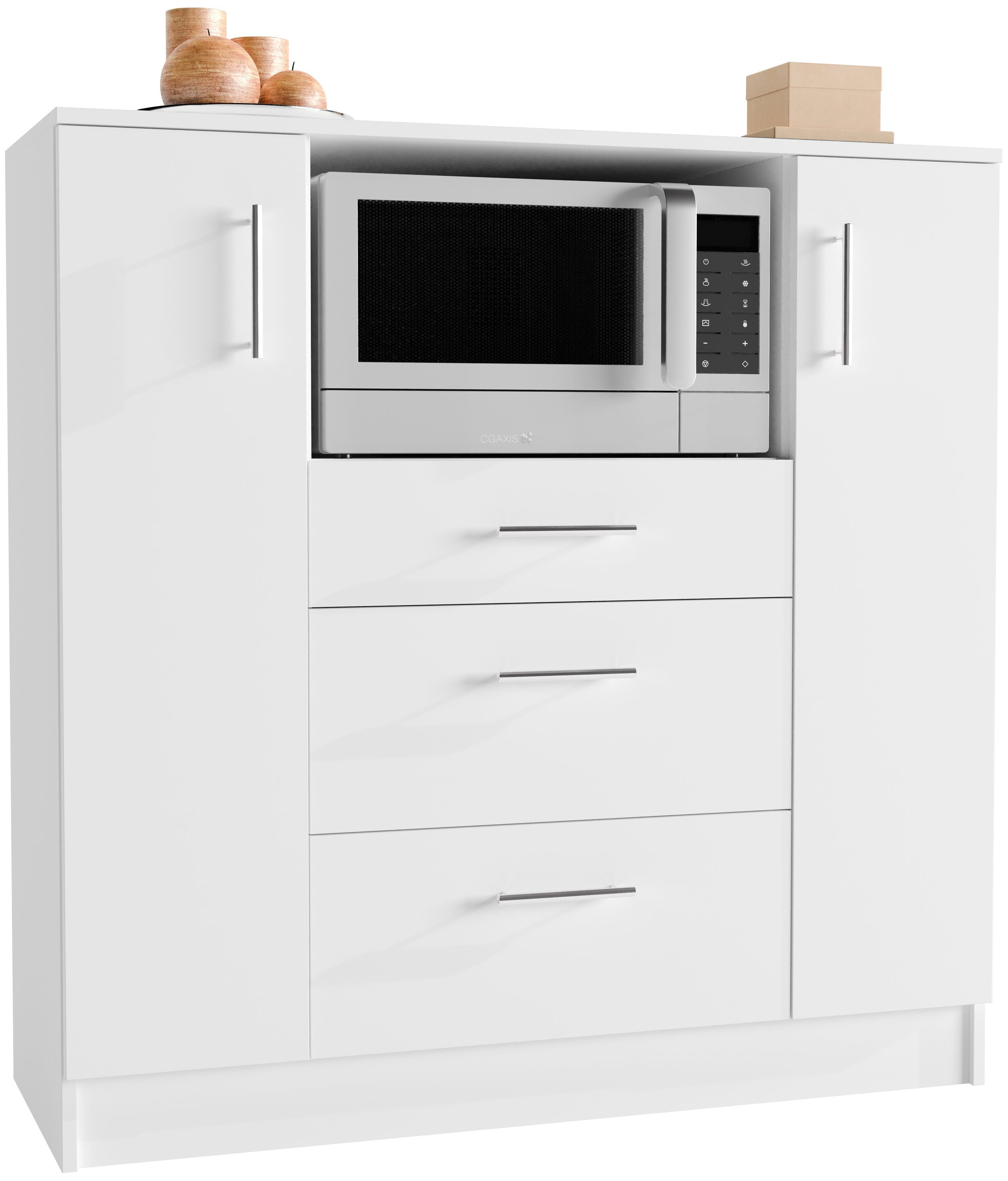 VCM Unterschrank Küchenschrank Kommode Buffet Mikrowelle günstig online kaufen
