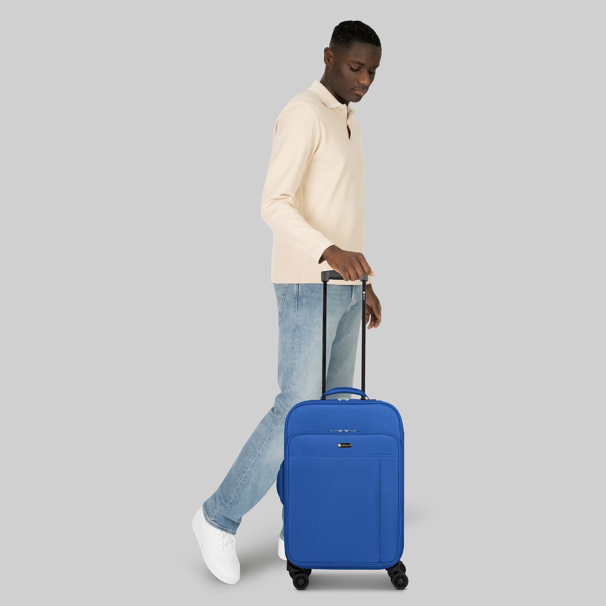 CHECK.IN® Weichgepäck-Trolley Sevilla 2.0, 4 Rollen, Polyester