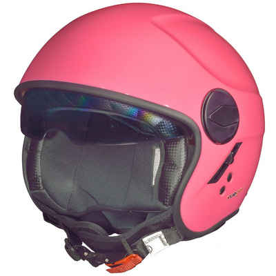 rueger-helmets Motorradhelm »RF-693 Jethelm Motorradhelm Jet Motorrad Roller Bobber Helm ruegerRF-693 Pink XL«