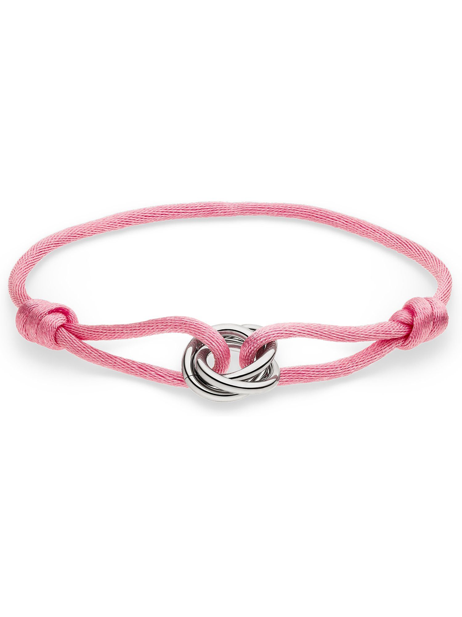 Armband S.Oliver Damen-Armband Edelstahl, Textil