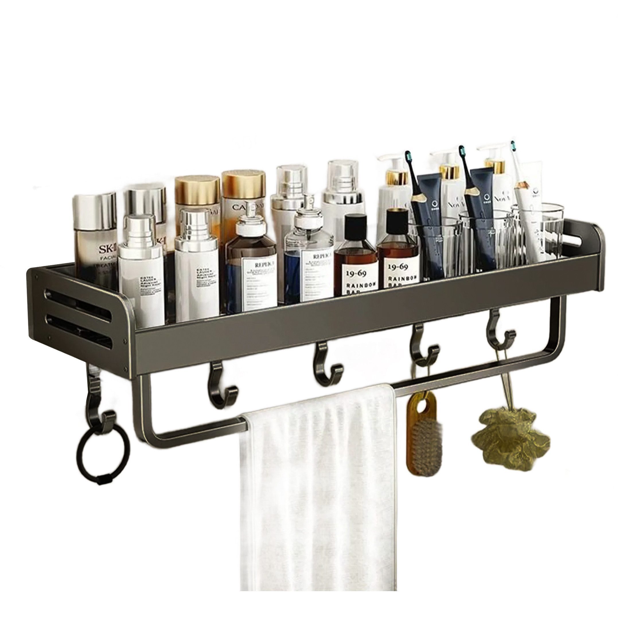 OYLCDI Duschregal ohne Bohren 1 Stück30/40/50cm günstig online kaufen