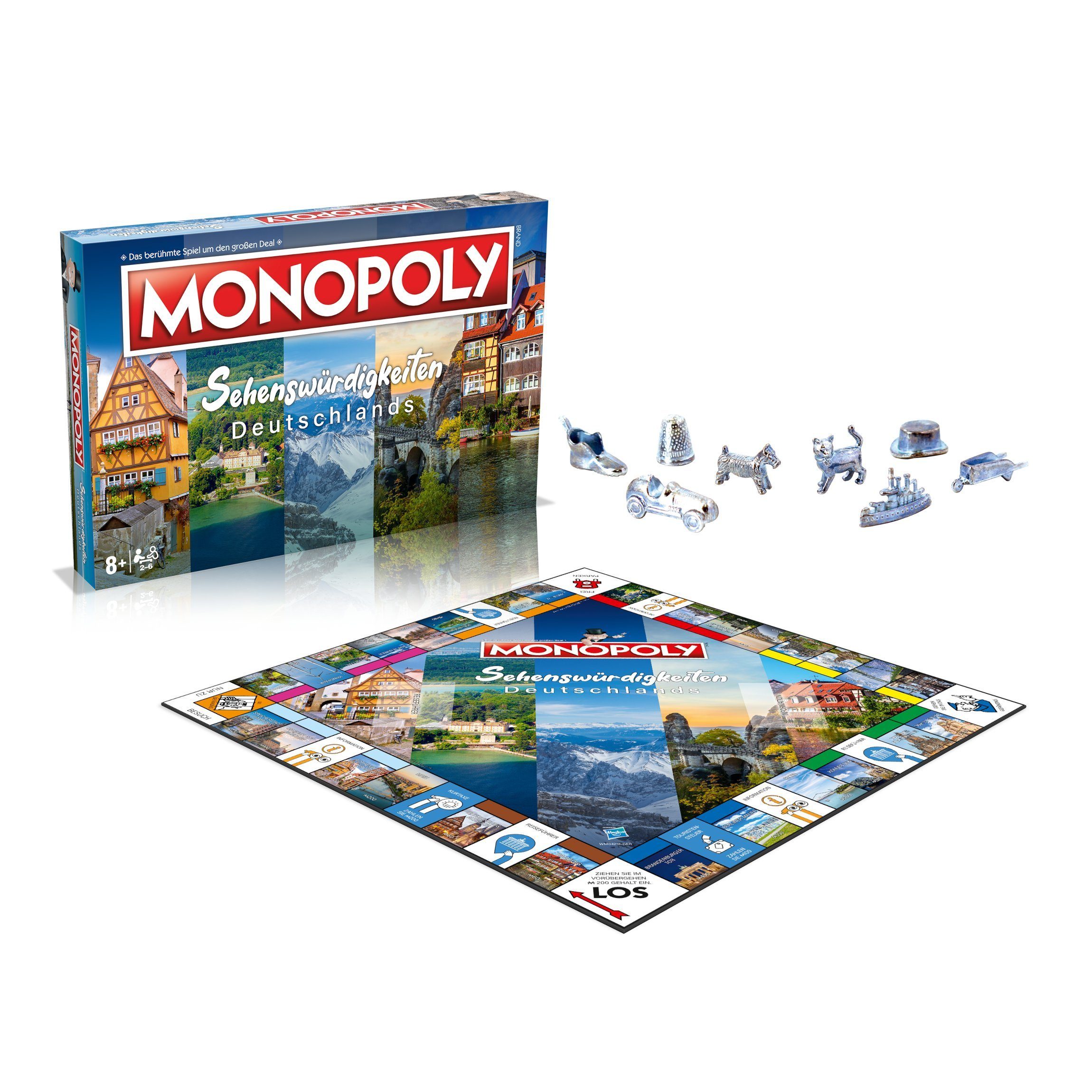 Winning Moves Spiel Monopoly - Sehenswürdigkeiten Deutschlands, Brettspiel