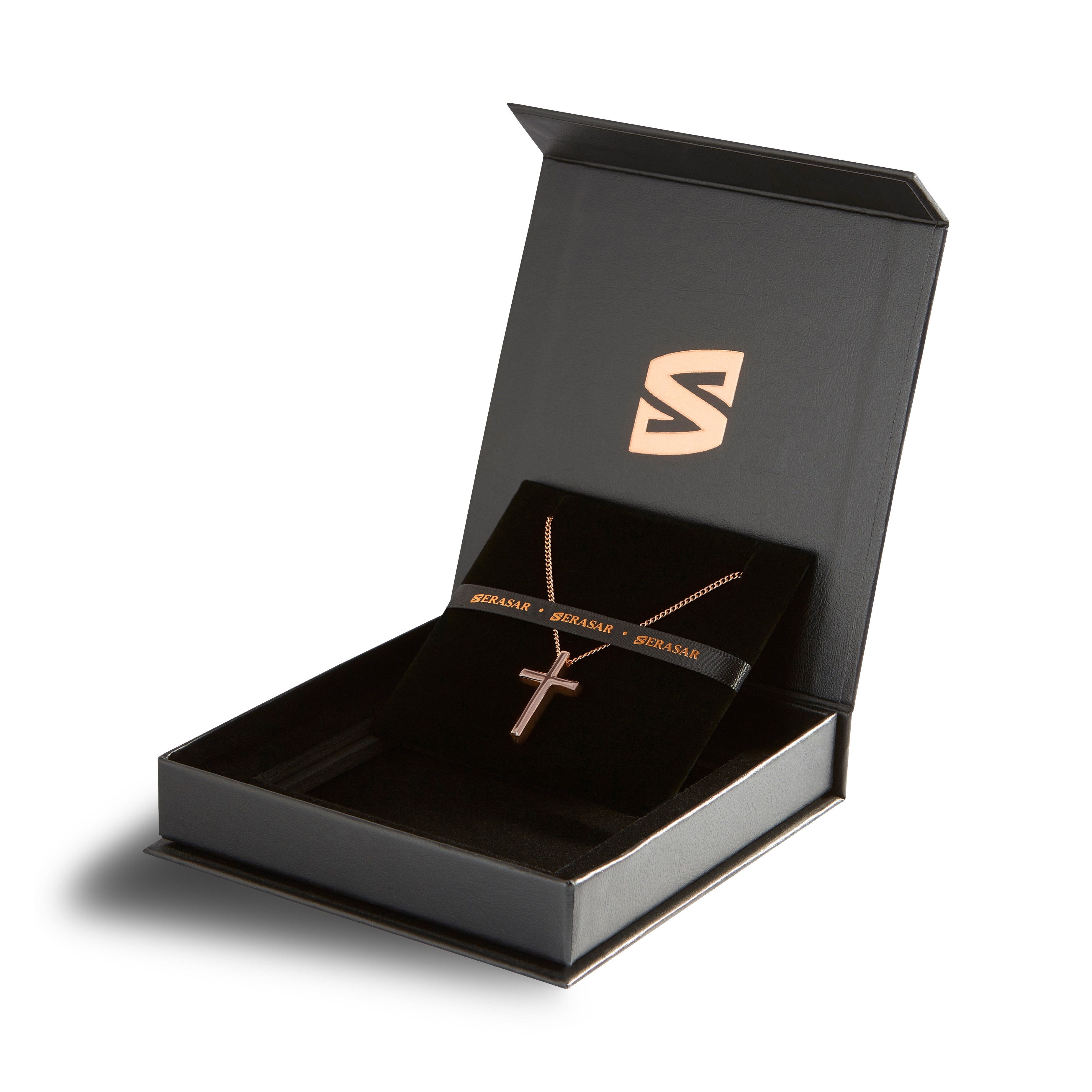 SERASAR Collier Edelstahl Damen Halskette "Harmony" 316L (Chirurgenstahl), wasserdicht