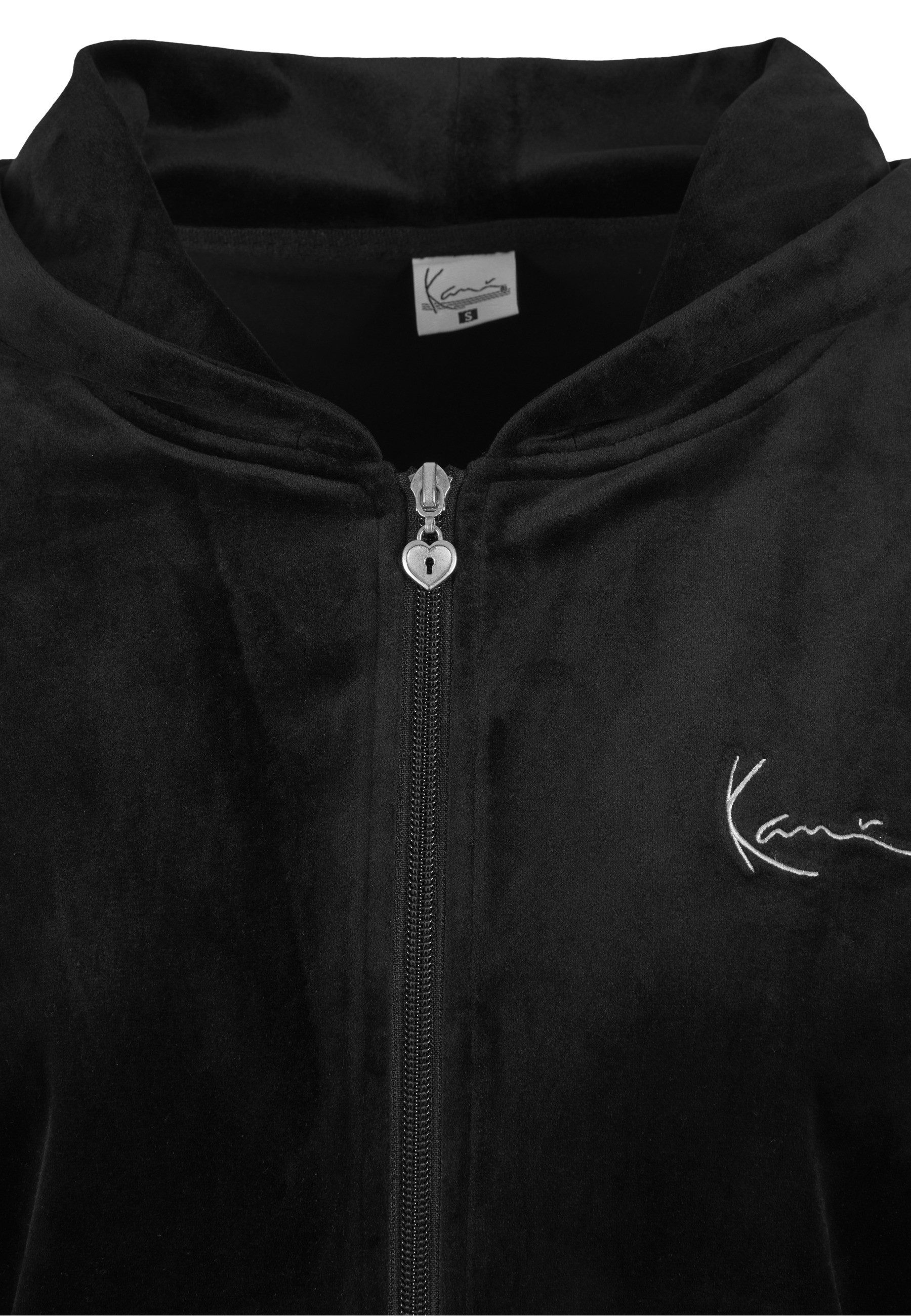 Karl Kani Outdoorjacke Karl Kani Signature Rhinestone Velours Tight Trackjacket (1-St)