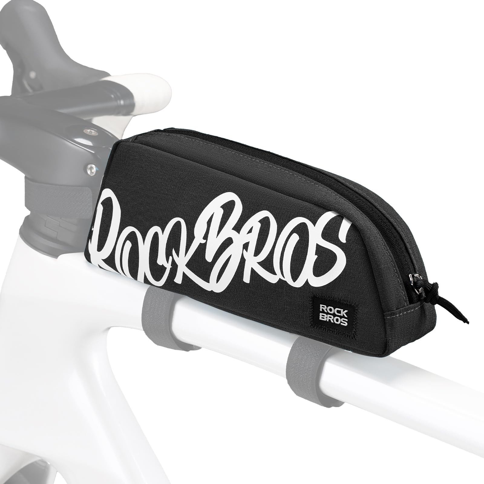 ROCKBROS Rahmentasche Fahrradtashce Oberrohrtasche 0,8L (für MTB Rennrad E-Bike Gravelbike, 1-tlg., Fahrradtasche Rahmen Top Tube Bag)