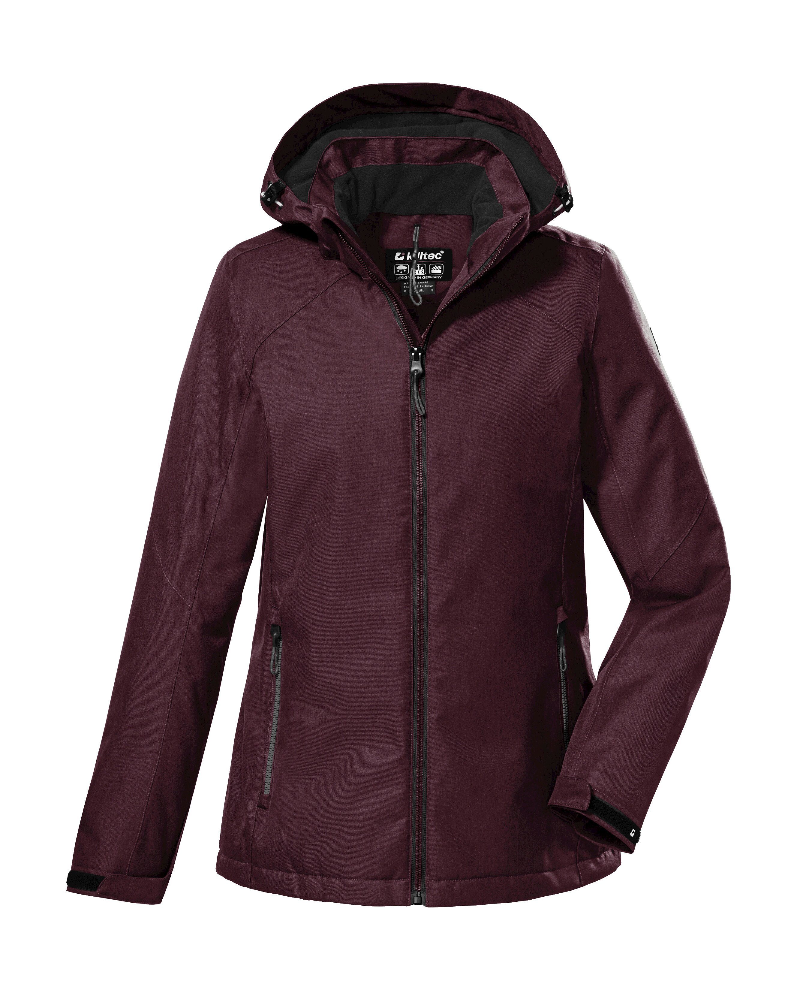 Killtec Mujer Chaqueta Funcional/chaqueta De Invierno Con Capucha Con Cremallera KOW 140 WMN JCKT, Dunkelsenf, 48, 37411-000