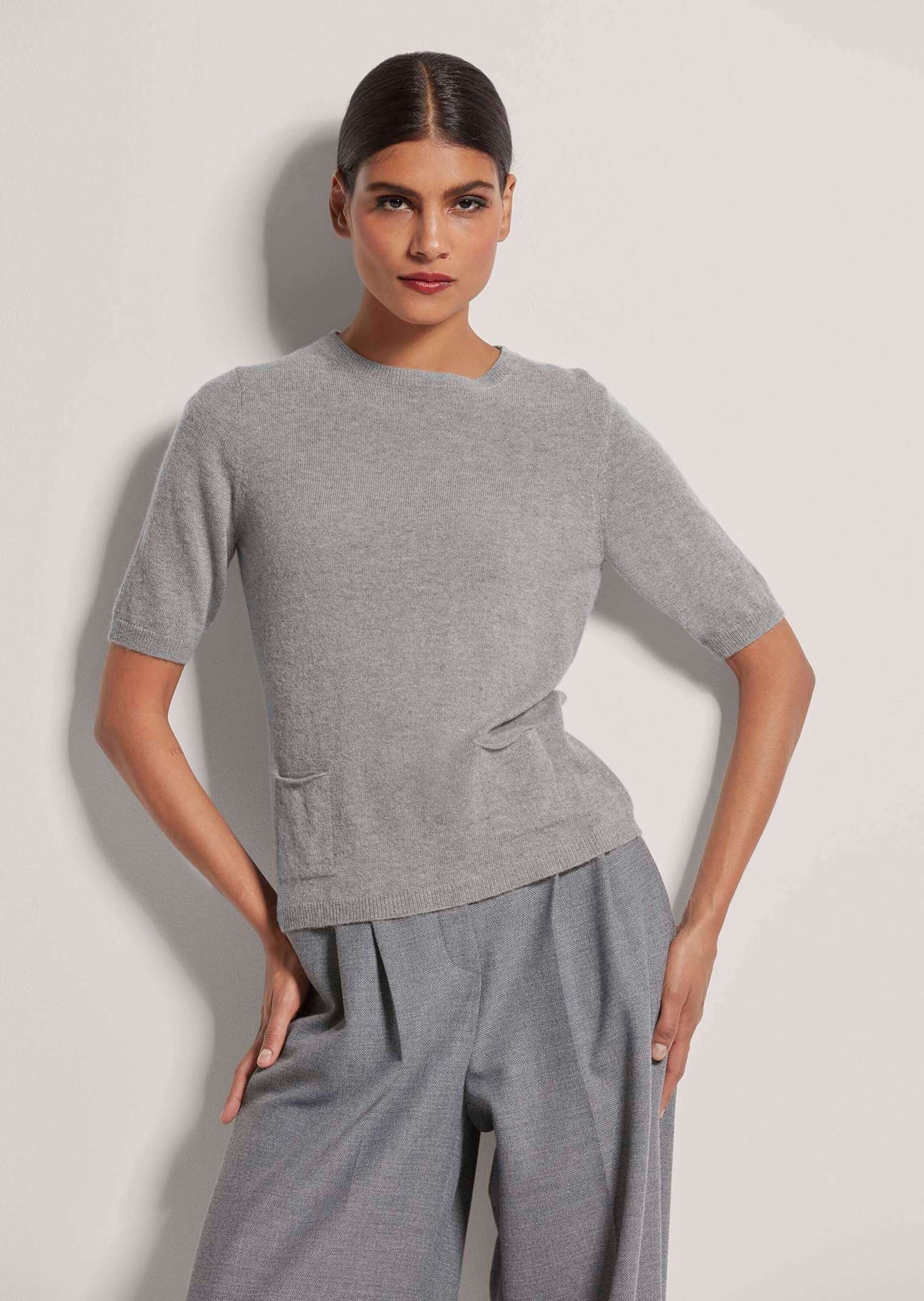 MADELEINE Strickpullover Feinstrickpullover mit Kaschmiranteil Rundhals Pul günstig online kaufen