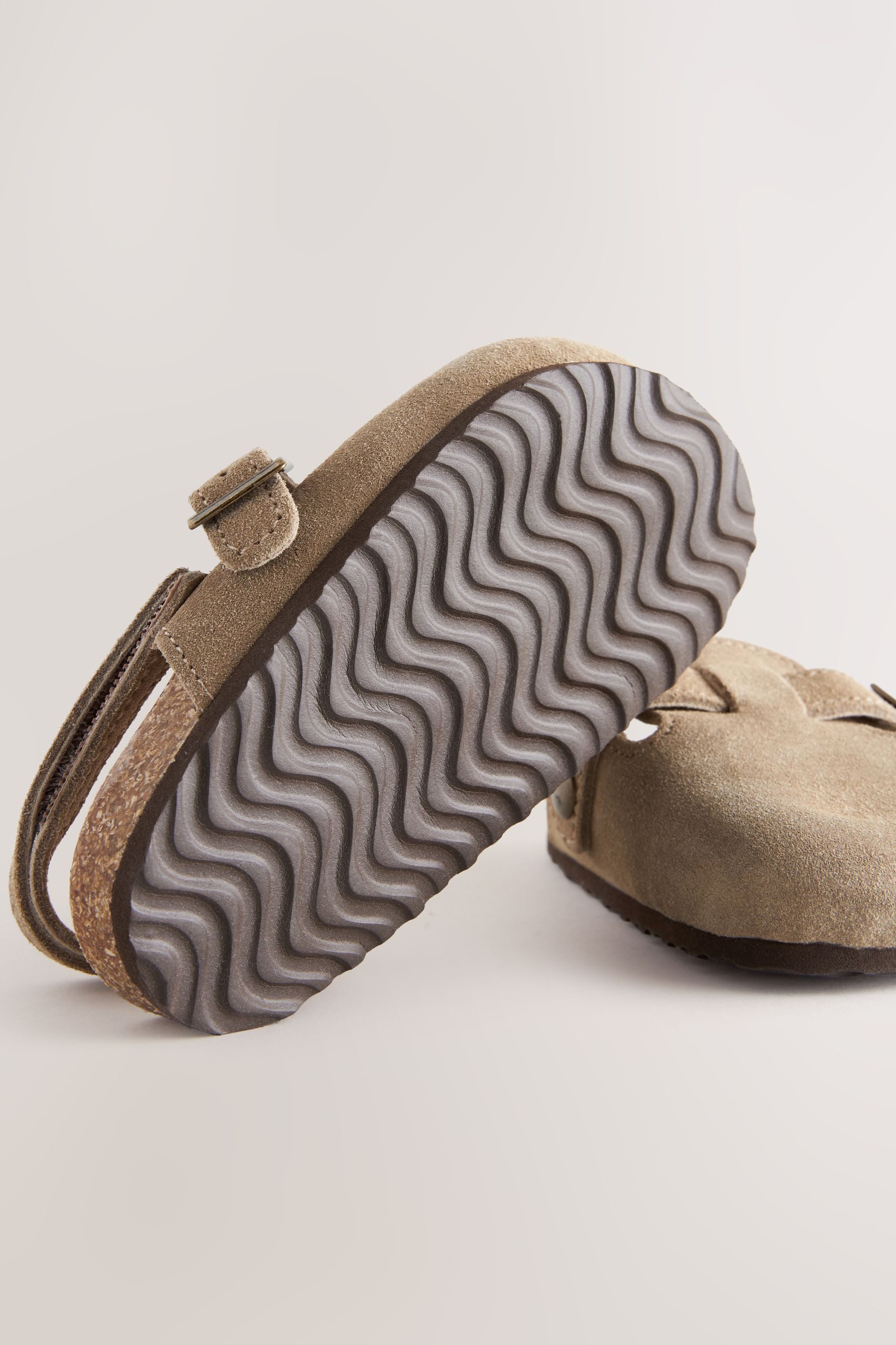 Next Leder-Clogs mit gepolstertem Fußbett Clog günstig online kaufen