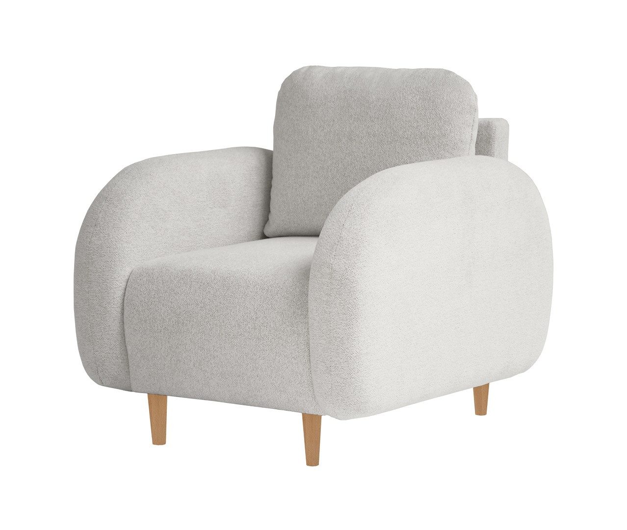 Beautysofa Sessel OPTIMO, Kunststoffbeine in schwarzer Farbe, modernes Desi günstig online kaufen