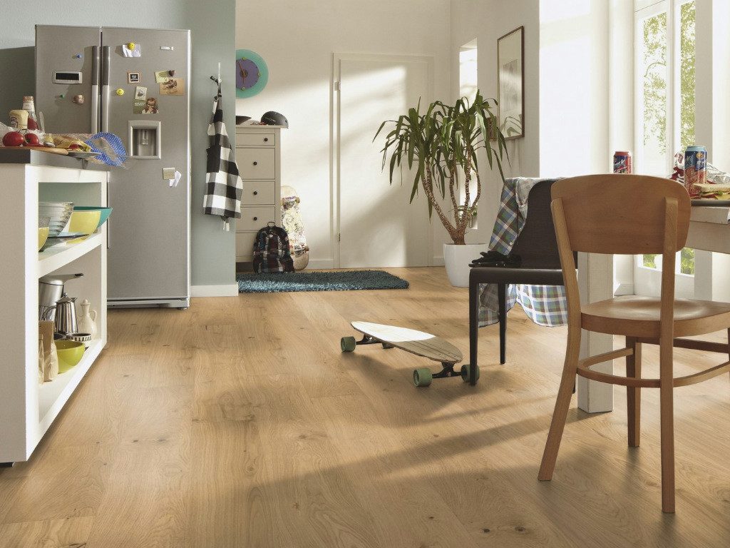 meister Parkett Holzboden Natureflex HD 100 Eiche lebhaft creme 20015 Landhausdiele, 6 St.