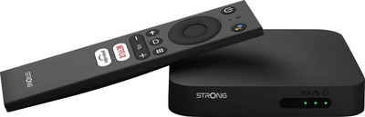 Strong Streaming-Box »LEAP-S1+«, 4K Android TV Box Netflix, Prime Video, Disney, Youtube, Mit Zattoo Gutschein