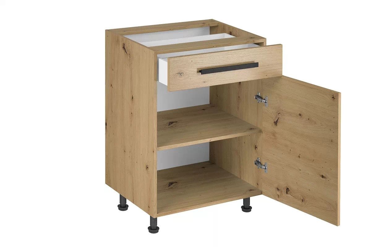 ROYAL24_MARKT Unterschrank - Vielseitiger Unterschrank für Ihre Küche (Unterschrank, 1-St., Nexa - D60S1) Edle Materialien - Stilvolles Design - Hohe Qualität.