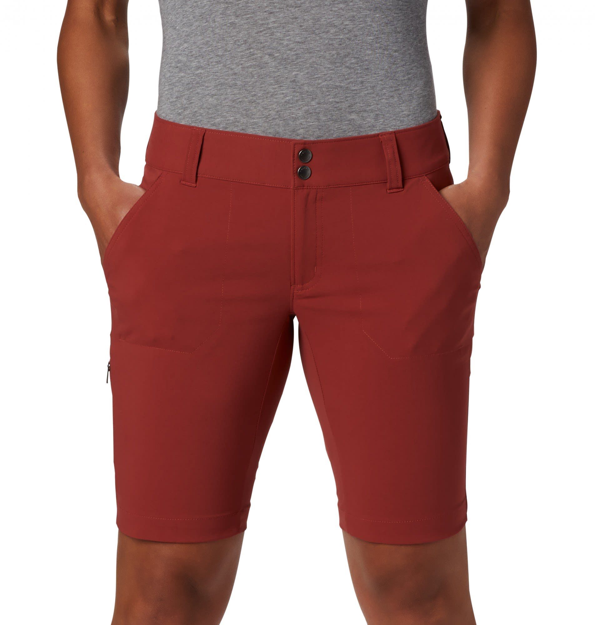 Damen Columbia W Long Short Crimson Saturday Columbia Shorts Strandshorts Trail Dusty