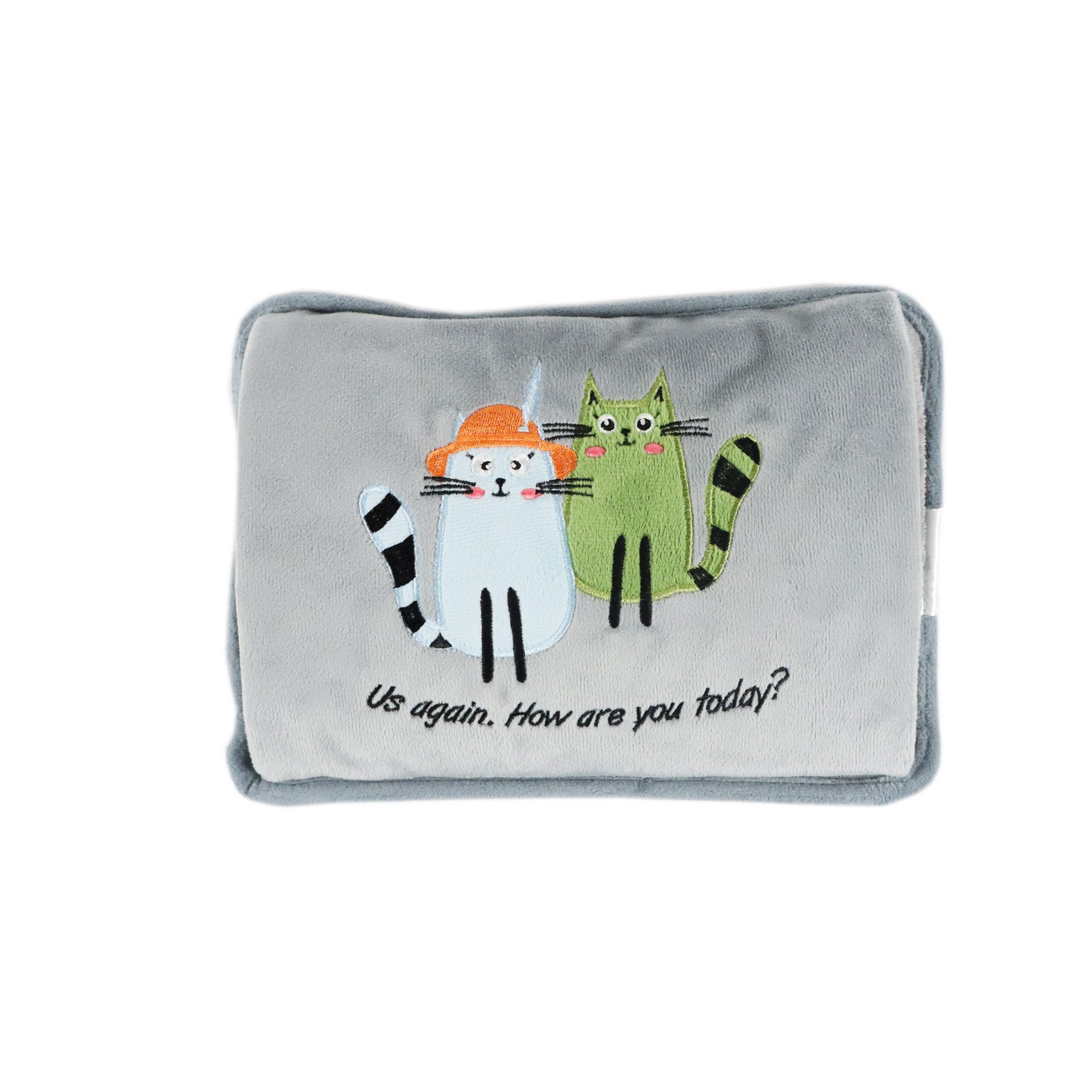 BIGGDESIGN Wärmflasche Biggdesign Cats Elektrische Wärmflasche Greeting Cat – Robust & langle