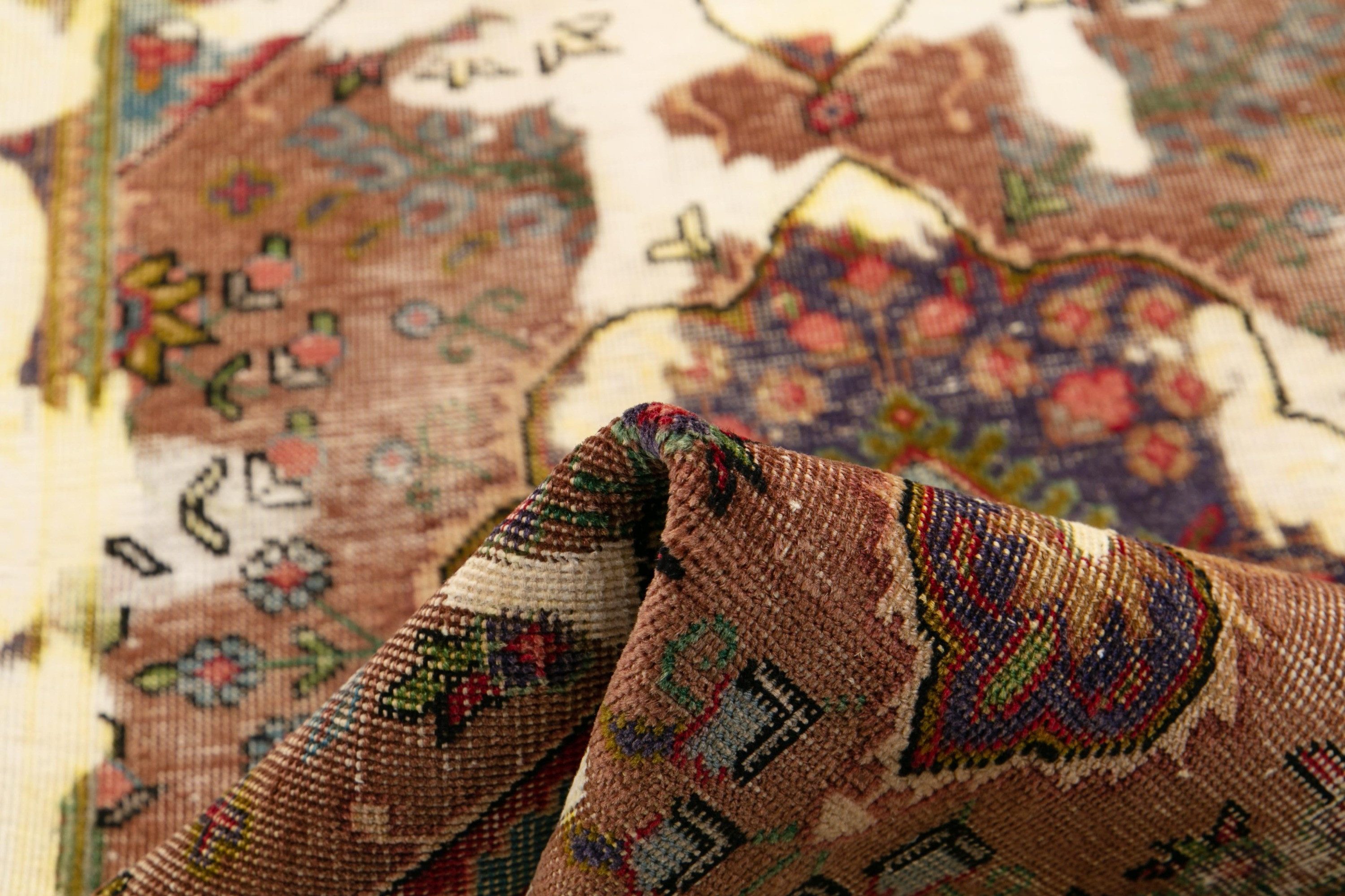 Carpet Avenue Teppich Antique Revival Vintage 135x90, Rechteck, Höhe: 7 mm