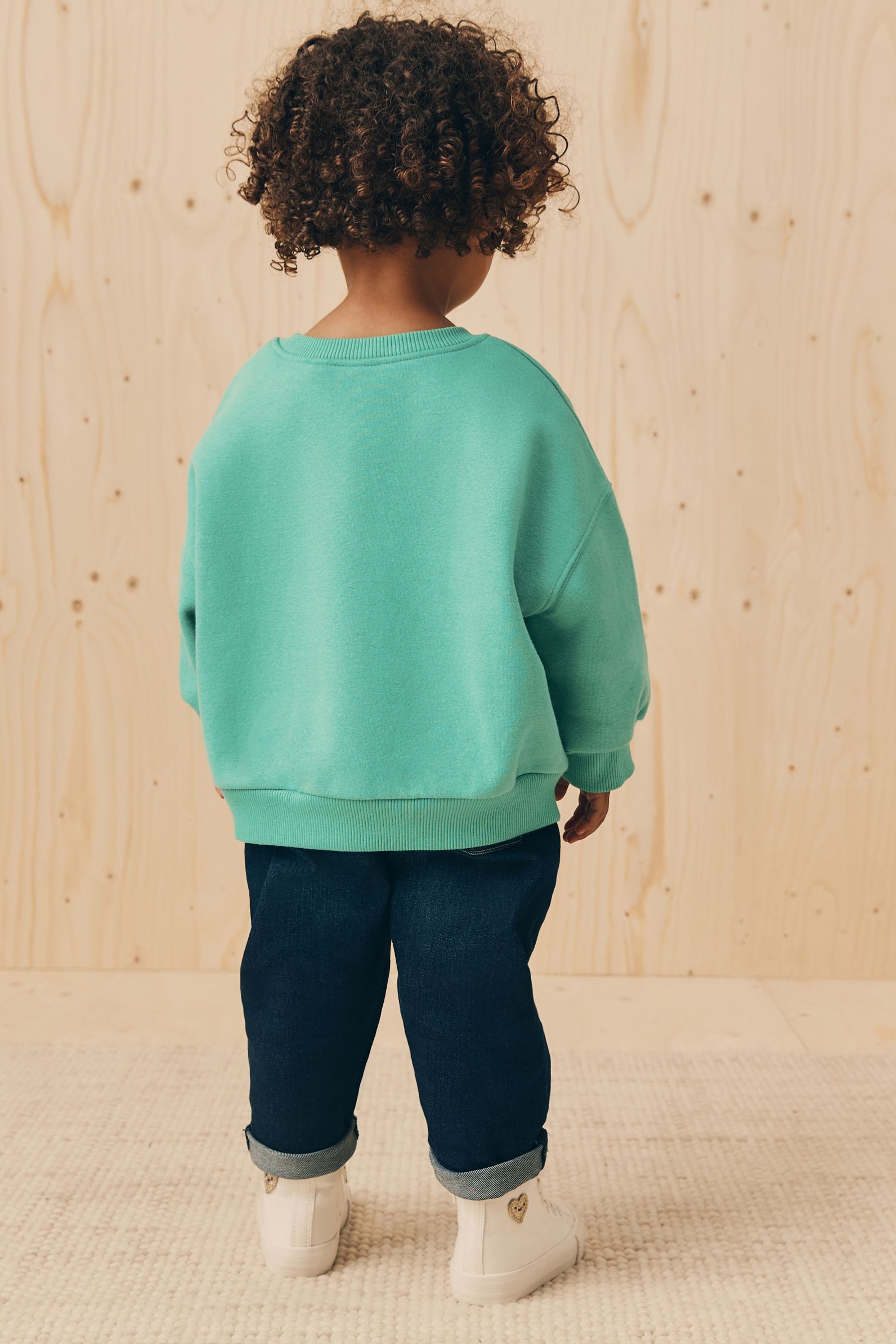Next Sweater Sweatshirt mit Rundhalsausschnitt (1-tlg) günstig online kaufen